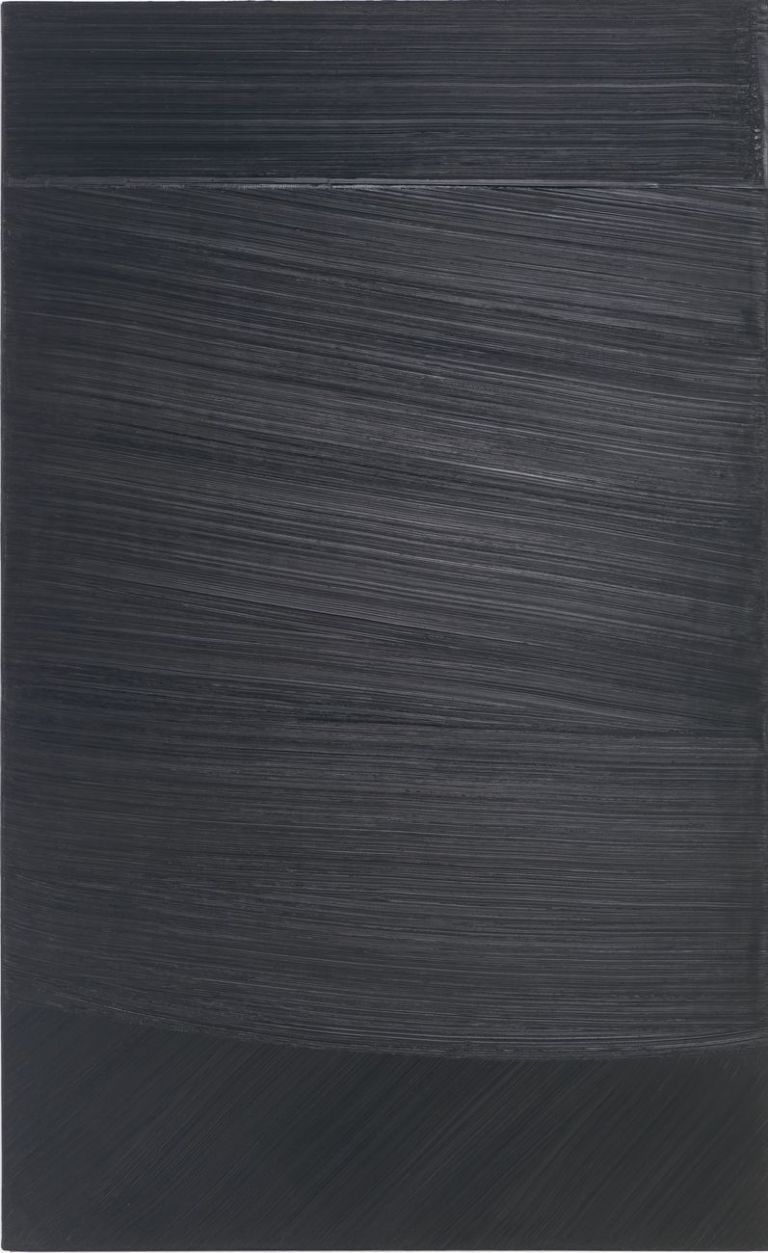 Pierre Soulages, Peinture 222 x 137 cm, Printemps 1980. Courtesy Lévy Gorvy, New York