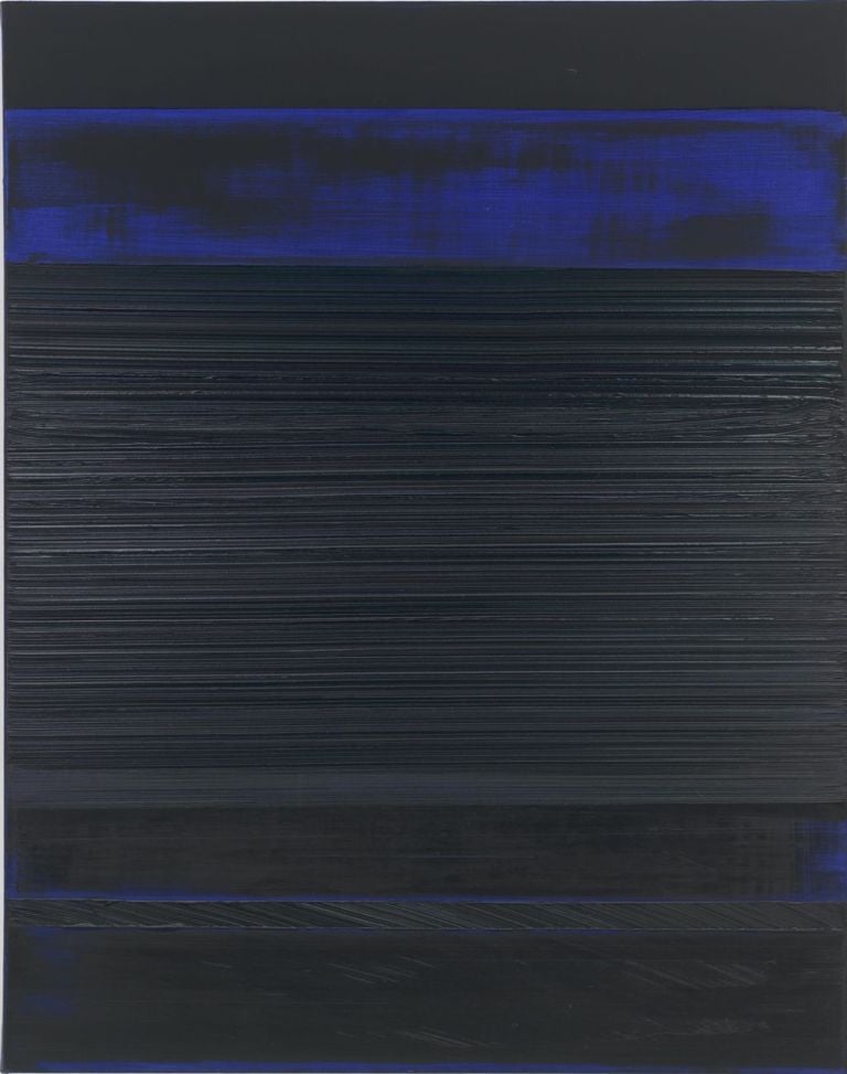Pierre Soulages, Peinture 92 x 73 cm, 27 février 1989. Courtesy Lévy Gorvy, New York