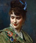 Raimundo de Madrazo, Retrato de Aline Masson, 1870 ca. Collezione privata