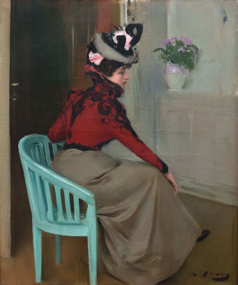 Ramón Casas, La parisiènne, 1900 ca. Museo de Montserrat