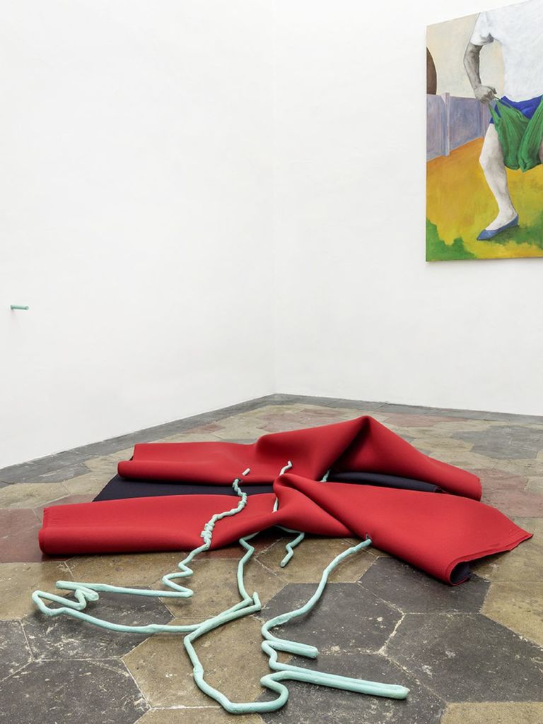 Sara Enrico & Andrea Respino. Mai un vestito dunque, adeguato, 2019. Installation view at Quartz Studio, Torino 2019. Photo Beppe Giardino