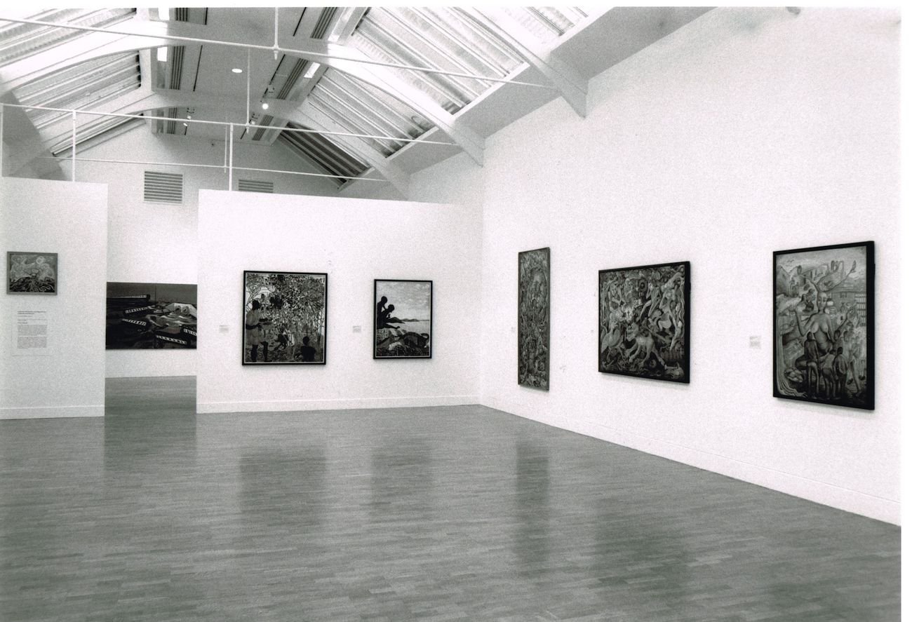 Seven Stories about Modern Art in Africa. Installation view at Whitechapel Gallery, Londra 1995. Courtesy of Whitechapel Gallery, Whitechapel Gallery Archive
