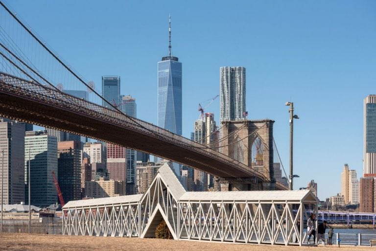 Siah Armajani, Bridge Over Tree, 1970 2019. Photo Timothy Schenck. Courtesy of Public Art Fund, New York