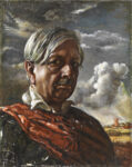 Tornabuoni Arte. Giorgio De Chirico: Autoritratto delle nuvole olio su tela 50x40, 1948