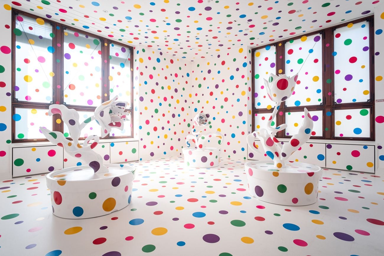 Yayoi Kusama, With All My Love for the Tulips, I Pray Forever, 2013