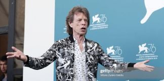 mick jagger attends the burnt orange heresy photocall