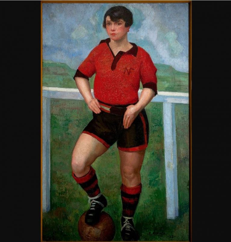 Ángel Zárraga, La futbolista morena, 1922. Museo del Arte Moderno, Città del Messico