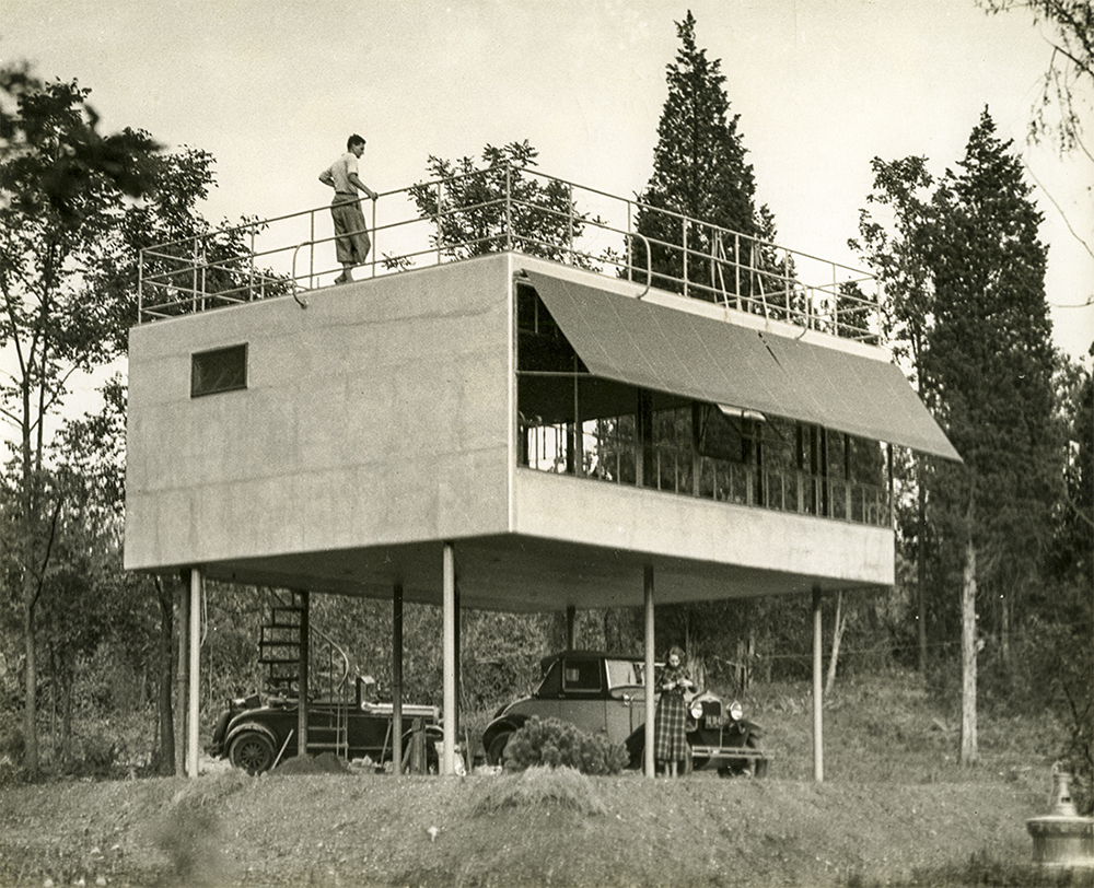 Albert Frey, Canvas Weekend House, Fort Salonga, Northport, Long Island, New York, 1933-4. Special Collections, John D. Rockefeller Jr. Library, The Colonial Williamsburg Foundation