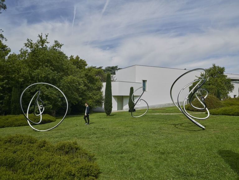 Olafur Eliasson, installation view of Human time is movement (spring), Human time is movement (winter), Human time is movement (summer)), 2019. Installation view at The Serralves Museum of Contemporary Art, 2019. Photo Filipe Braga. Courtesy of the artist; neugerriemschneider, Berlin; Tanya Bonakdar Gallery, New York / Los Angeles © 2019 Olafur Eliasson