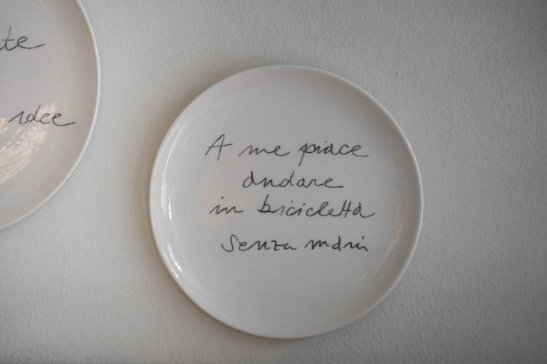 Marco Andrea Magni, Oggi sono proprio contento di stare al mondo, Installation view at Zazà Ramen, 2019. Photo Credits: Stefano Mascolo Corbacio.