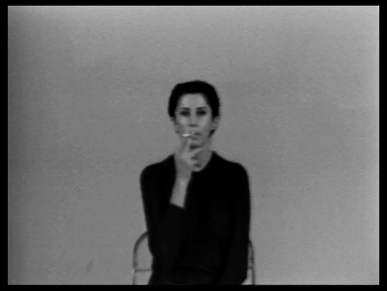 Gino De Dominicis, Videotape, 1974, bn, sonoro, 2’20”, Archivio Storico della Biennale di Venezia