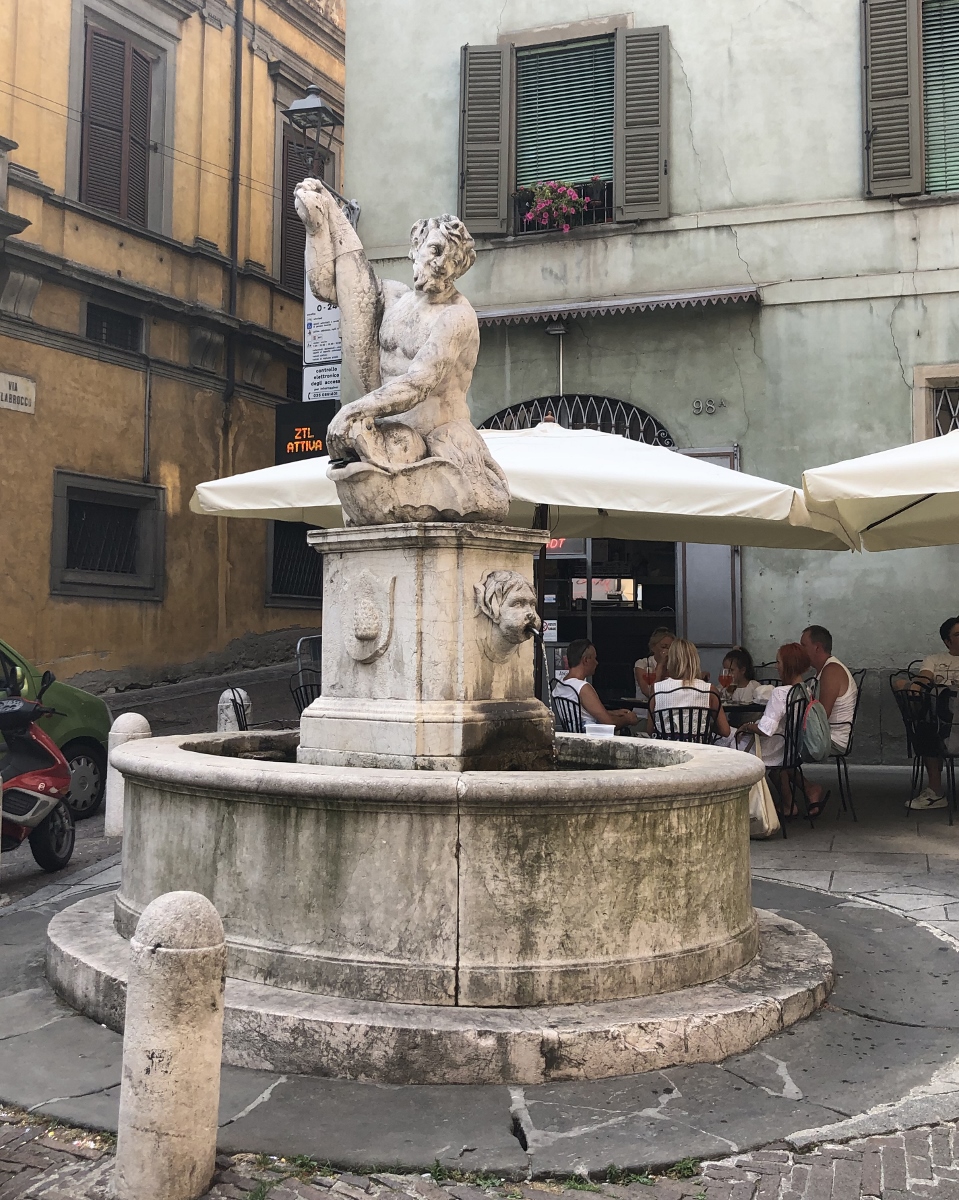 Bergamo, Fontana Delfino