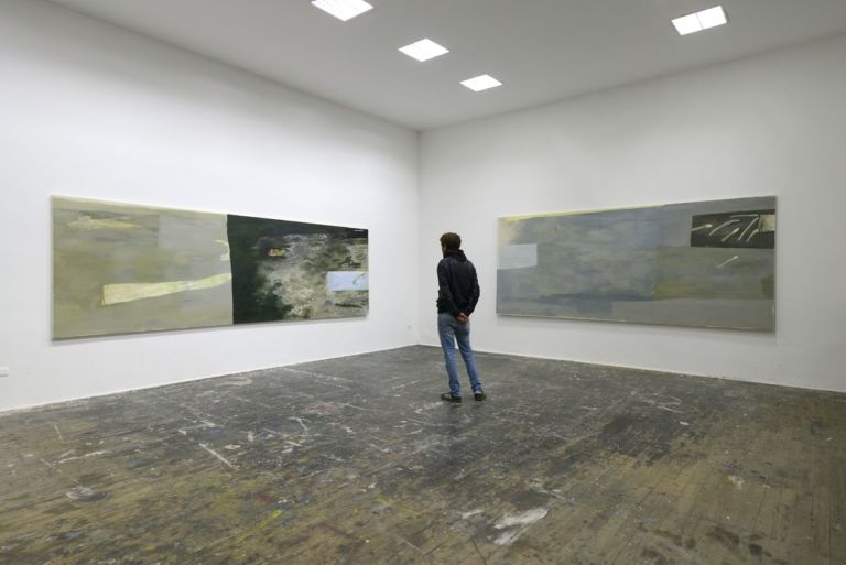 Andrea Barzaghi. Fregio. Exhibition view at AdBK Nürnberg, 2015