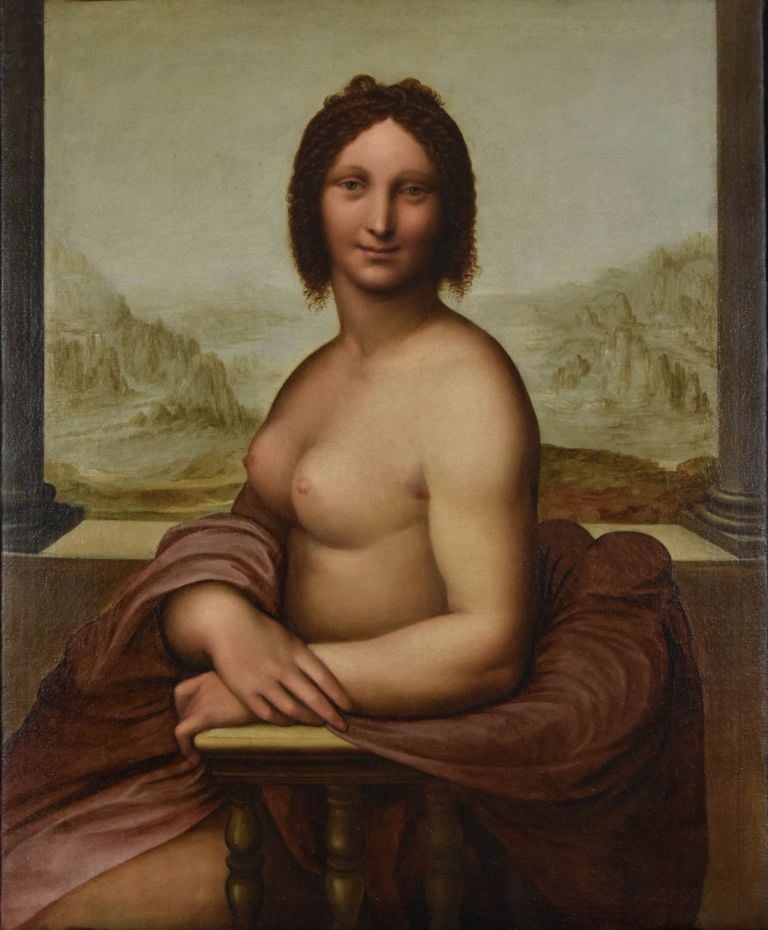 Anonimo (dal cartone di Leonardo da Vinci), La Gioconda nuda, XVI sec., olio su tela © Fondazione Primoli