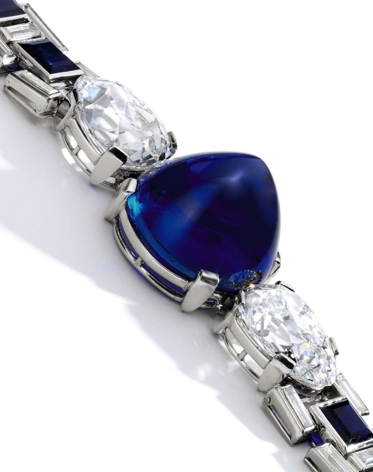 Braccialetto in diamanti e zaffiri_Cartier 1927 credits Sotheby's