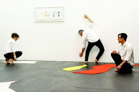 Cesare Viel, Infinita ricomposizione, 2015, performance at Pinksummer, Genova. Photo Pambianchi