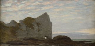 Eugène Delacroix, Falesie a Dieppe, 1834 ca. Collection Association Peindre en Normandie, Caen