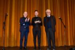 Da sinistra, Ivan Fedele, Matteo Franceschini, Paolo Baratta. Courtesy of La Biennale di Venezia. Photo Andrea Avezzù