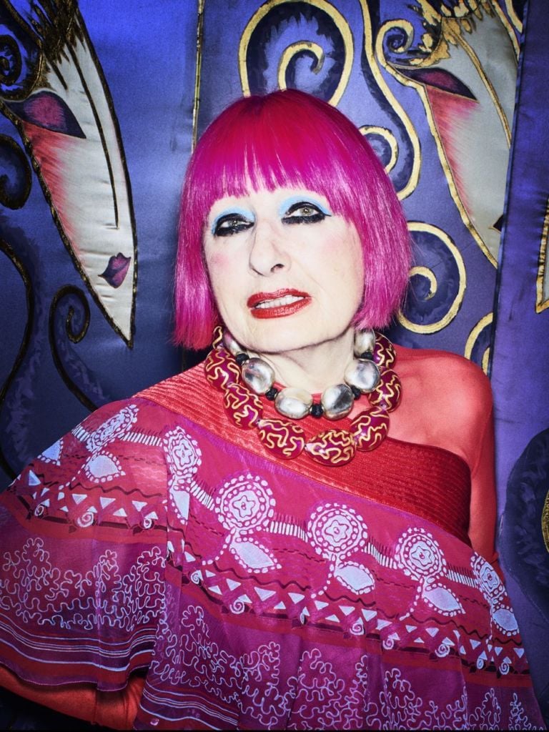 Dame Zandra Rhodes. Photo Simon Emmett