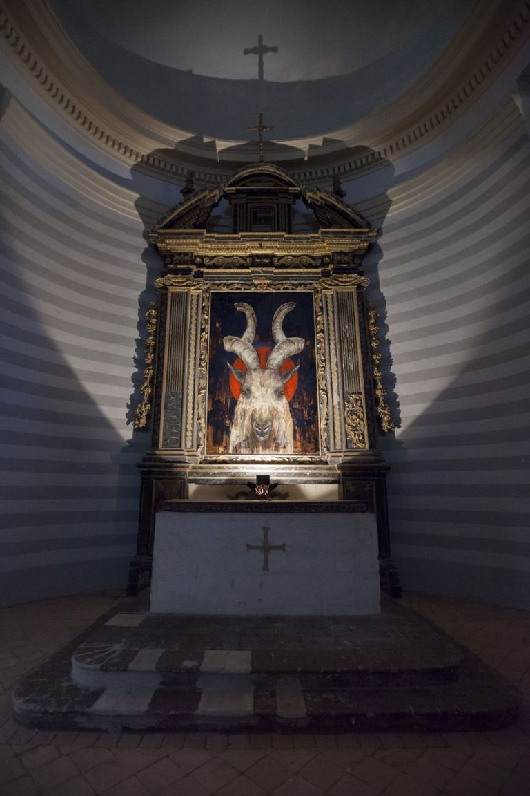 Desiderio. Malebolge. Exhibition view at Chiesa di Sant'Angelo, Amelia 2019