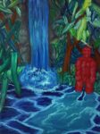 Enne Boi, REBUS (THE WATERFALL), 2016. Oil on canvas, 37,5 x 27,5 cm