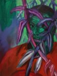 Enne Boi, Rebus (Green Boy), 2016, oil on canvas, 37,5x27,5 cm