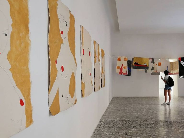 Ernesto Tatafiore. Exhibition view at CasaMadre Arte Contemporanea, Napoli 2019. Photo Carmelania Bracco
