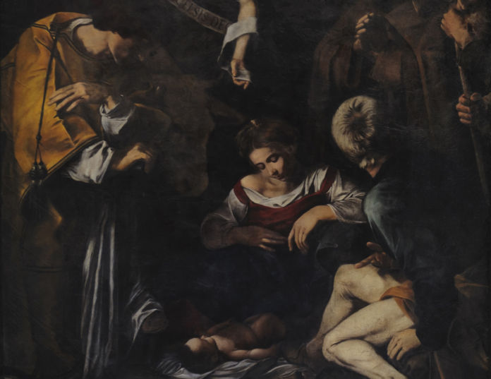 Caravaggio, Natività (dettaglio)