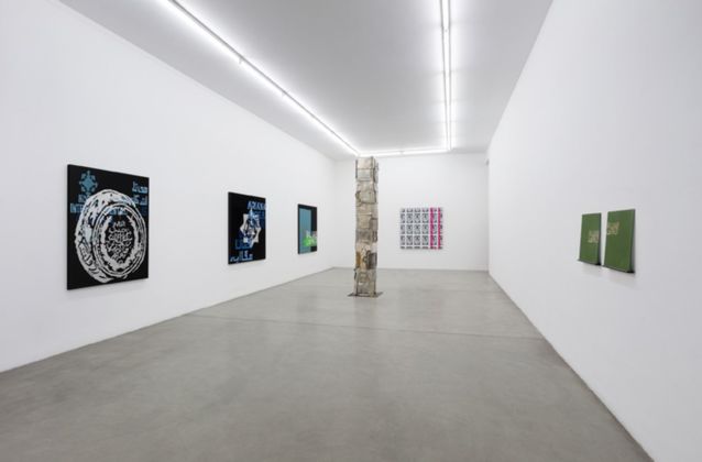 Flavio Favelli, Afgacolor, installation view at galleria Francesca Minini, Milano 2019, photo Andrea Rossetti