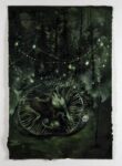 Francesco De Grandi, Le notti di Eva, 2017, tecnica mista su carta, 65x46 cm. Collezione privata, Palermo