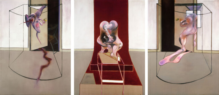 Francis Bacon, Triptych Inspired by the Oresteia of Aeschylus, 1981. Astrup Fearnley Muse et fur moderne Kunst, Oslo © The Estate of Francis Bacon / Adagp, Paris & DACS, London 2019. Photo Prudence Cuming Associates Ltd