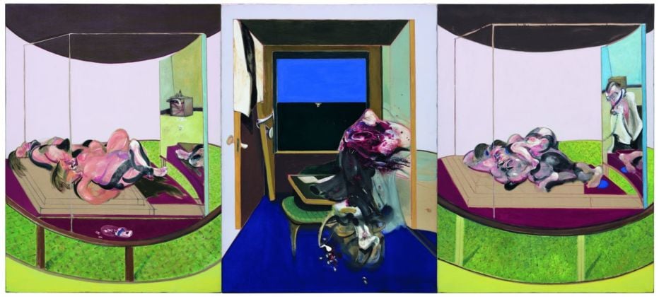 Francis Bacon, Triptych inspired by T.S Eliot’s poem, Sweeney Agoniste, 1967. Hirshhorn Museum and Sculpture Garden - Smithsonian Institution, Washington © The Estate of Francis Bacon / Adagp, Paris & DACS, London 2019. Photo Cathy Carver