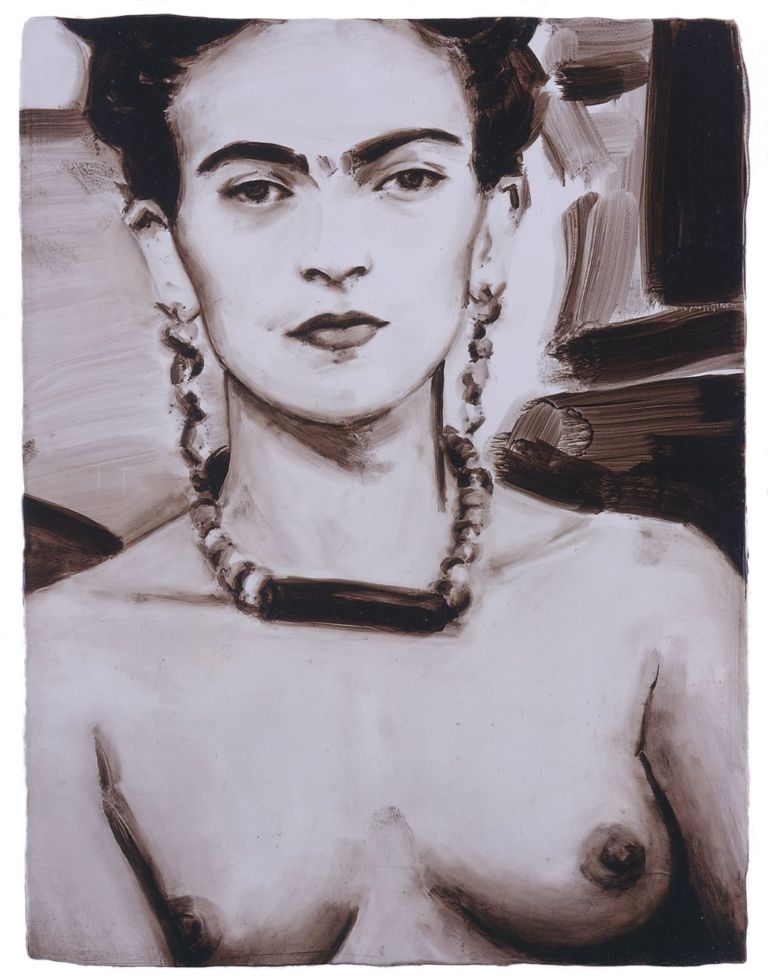Frida (Frida Kahlo) by Elizabeth Peyton, 2005. Tiago Ltd "The Tiqui Atencio Collection". © Elizabeth Peyton