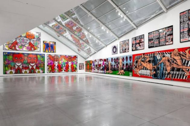 Gilbert & George. The Great Exhibition. Installation view at Astrup Fearnley Museet, Oslo 2019. Photo Christian Øen