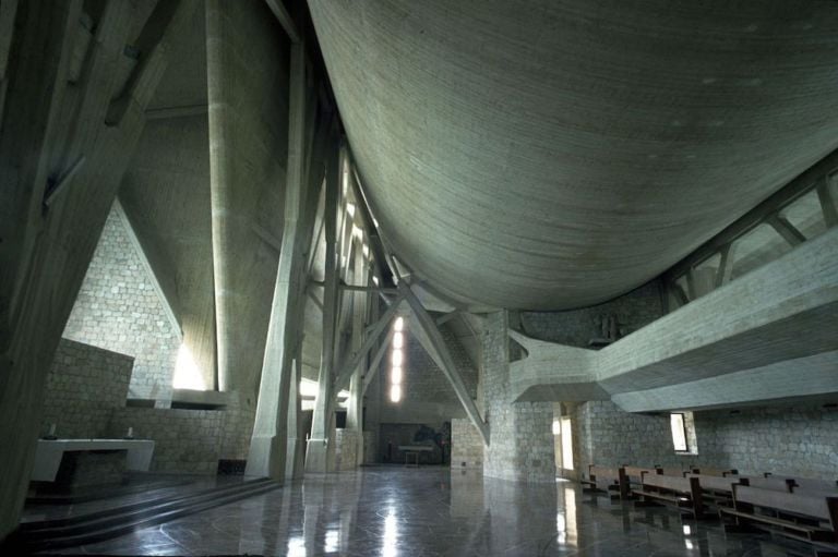 Giovanni Michelucci, Chiesa di San Giovanni Battista detta dell'Autostrada, Firenze. Photo Grazia Sgrilli. Courtesy Archivio Fondazione Giovanni Michelucci