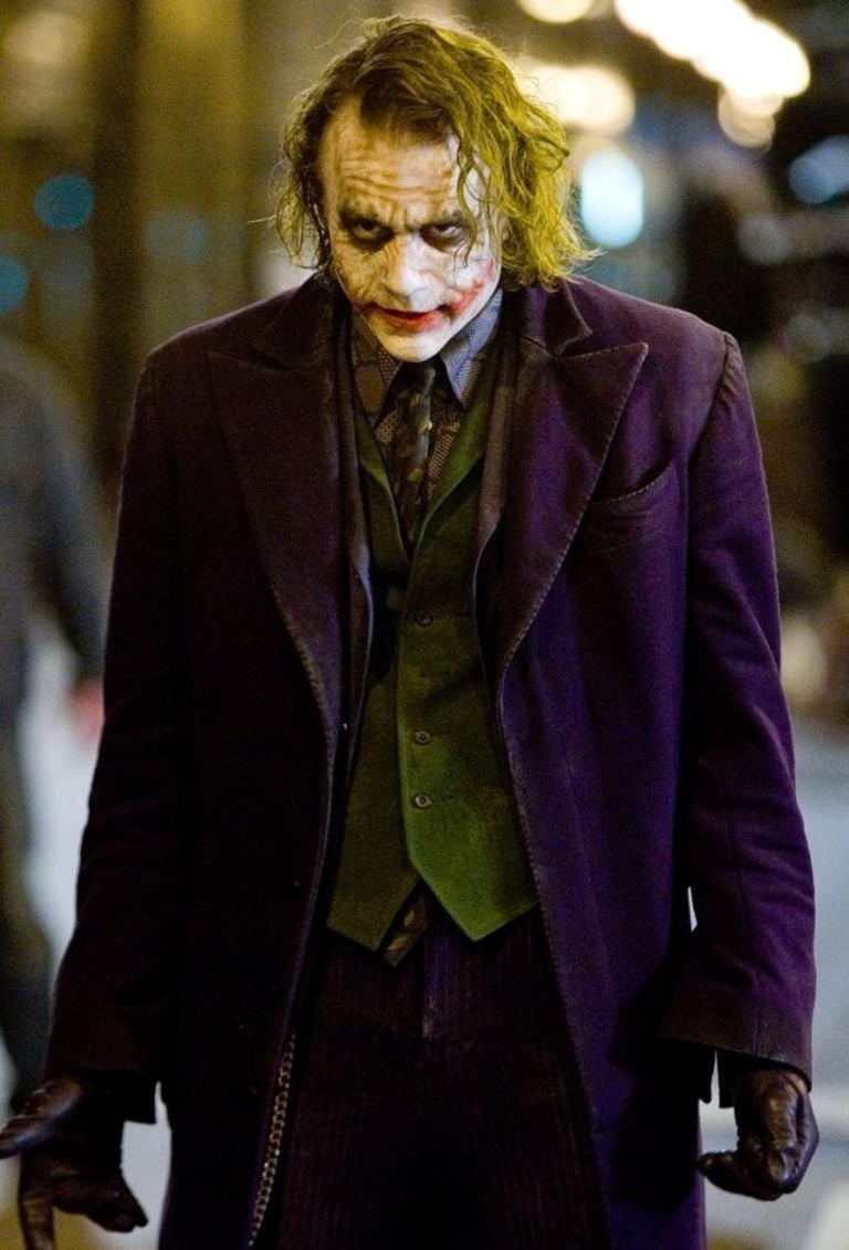 Heath Ledger in The Dark Knight (Christopher Nolan, 2008)