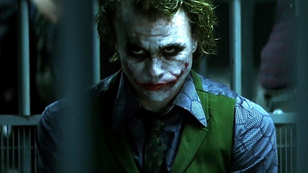Heath Ledger in The Dark Knight (Christopher Nolan, 2008)