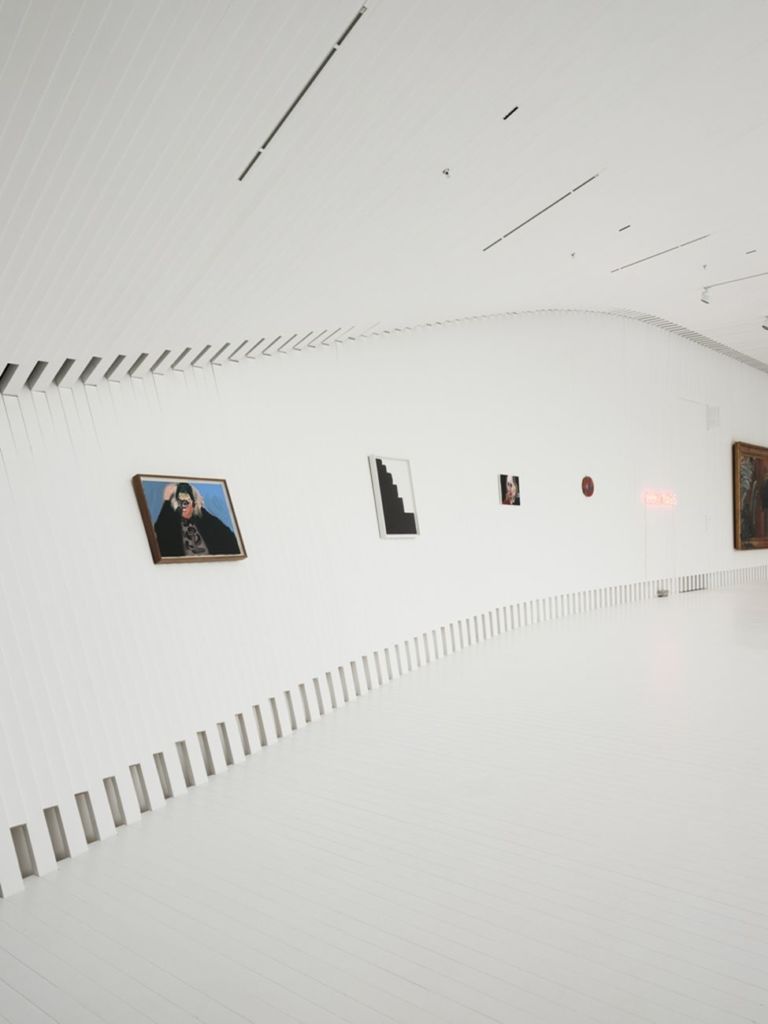 Hodgkin and Creed. Inside Out. Installation view at Kistefos Museet, Jevnaker, 2019. Courtesy of BIG – Bjarke Ingels Group & Kistefos. Photo Einar Aslaksen