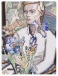 Irises and Klara Commerce St by Elizabeth Peyton, 2012. Roman Family Collection. © Elizabeth Peyton