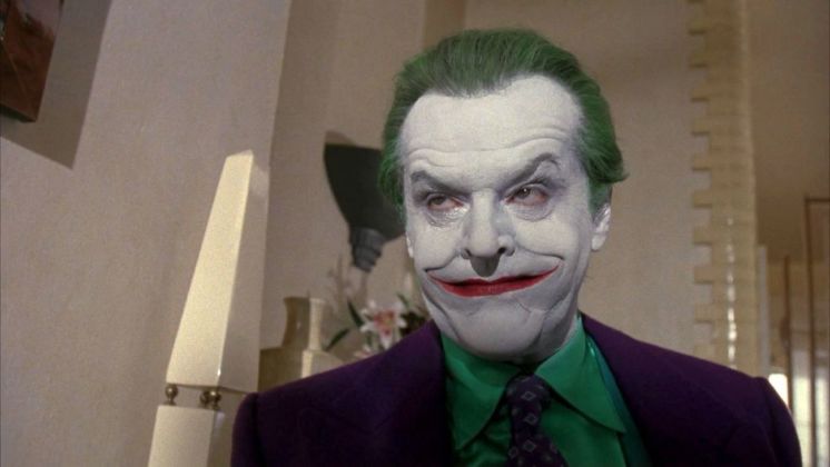 Jack Nicholson in Batman (Tim Burton, 1989)