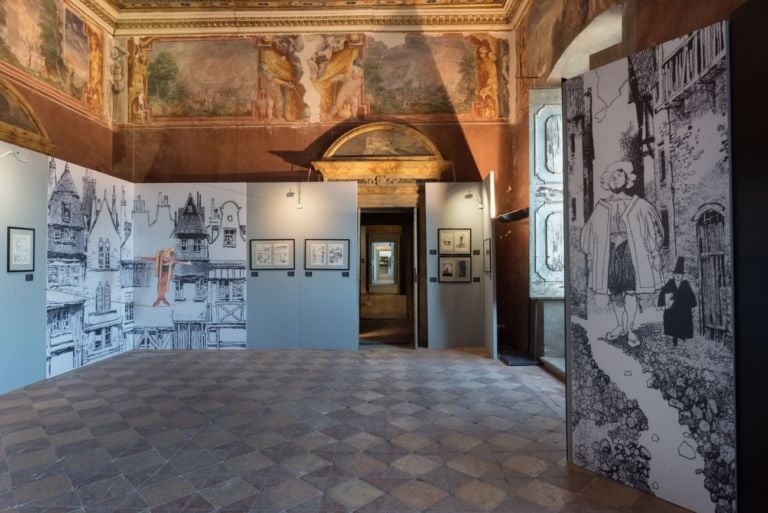 La perfezione del grigio tra sacro e profano. Exhibition view at Palazzo Vitelli a Sant’Egidio, Città di Castello 2019, photo Giorgia Fanelli