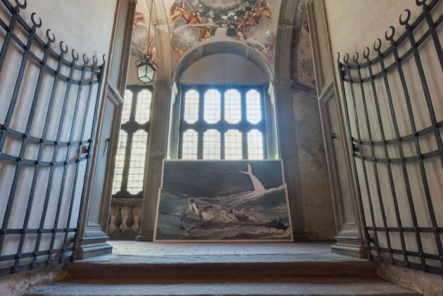 La perfezione del grigio tra sacro e profano. Exhibition view at Palazzo Vitelli a Sant’Egidio, Città di Castello 2019, photo Giorgia Fanelli