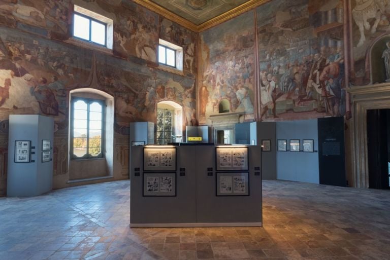 La perfezione del grigio tra sacro e profano. Exhibition view at Palazzo Vitelli a Sant’Egidio, Città di Castello 2019, photo Giorgia Fanelli