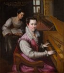 Lavinia Fontana, Autoritratto alla spinetta, 1577. Roma, Accademia Nazionale di San Luca