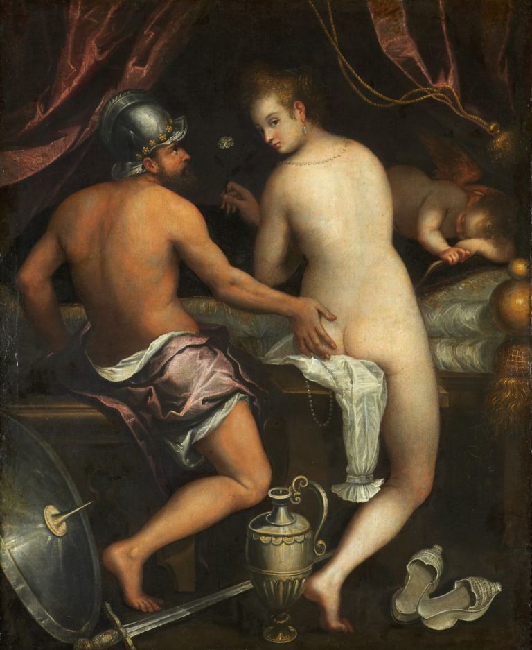 Lavinia Fontana, Marte e Venere, 1600 10. Madrid, Fundación Casa de Alba