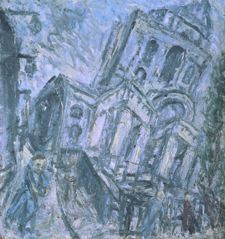 Leon Kossoff, Christ Church, Spitalfields, Morning, 1990. Tate © Leon Kossoff. Photo © Tate, 2019