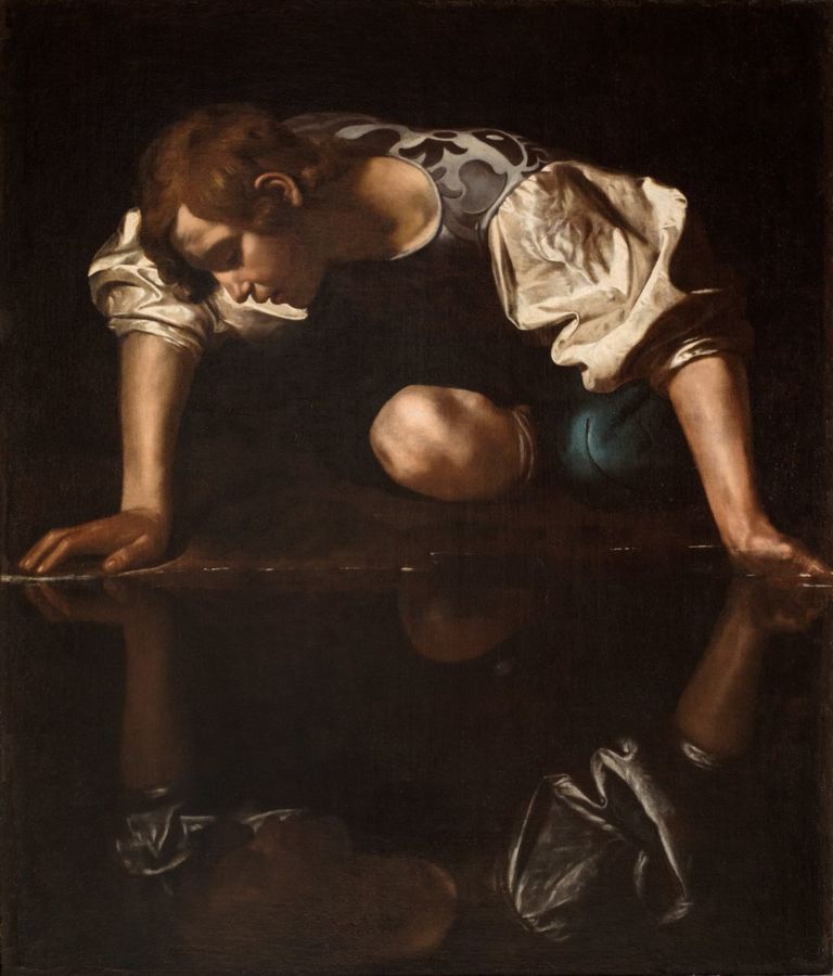 Michelangelo Merisi da Caravaggio, Narciso, Galleria Nazionale d’Arte Antica Palazzo Barberini, Roma © Galleria Nazionale d’Arte Antica – Biblioteca Hertziana, Istituto Max Plank – Enrico Fontolan