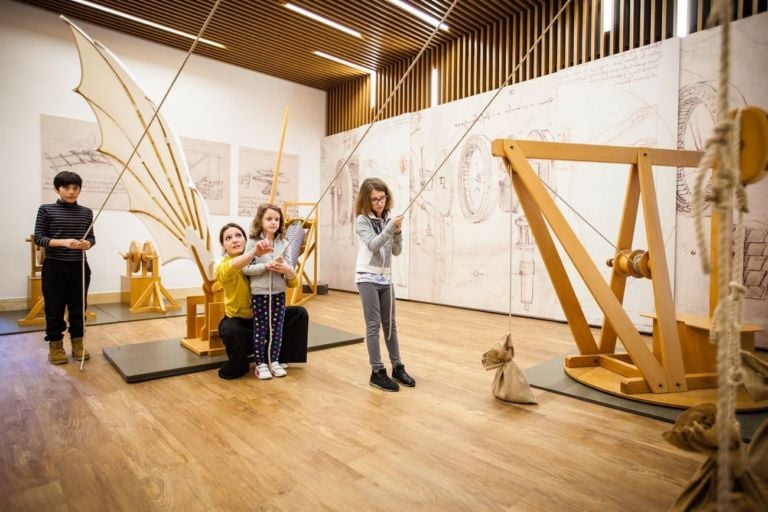 Museo Nazionale della Scienza e della Tecnologia Leonardo da Vinci di Milano. Attività nel laboratorio Leonardo. Photo © Paolo Soave – Museo Nazionale della Scienza e della Tecnologia