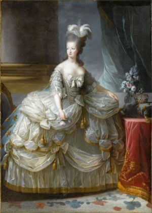 Marie Antoinette en grand habit d'après Élisabeth Louise Vigée Lebrun, 1779 1788, © Château de Versailles, Dist. RMN Christophe Fouin
