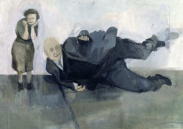 Michael Andrews, A Man who Suddenly Fell Over, 1952. Tate © The Estate of Michael Andrews, courtesy James Hyman Gallery, London. Photo © Tate, 2019